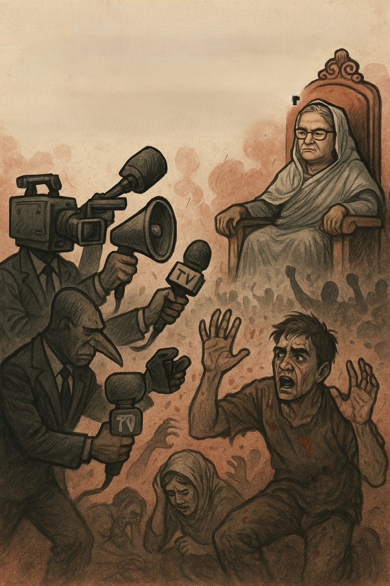 গণঅভ্যুত্থানে গণমাধ্যমের নির্লজ্জ ভূমিকা