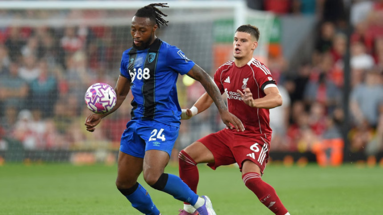 Bournemouth’s Semenyo Racially Abused During Liverpool Clash; Club Captains and Managers Condemn Incident