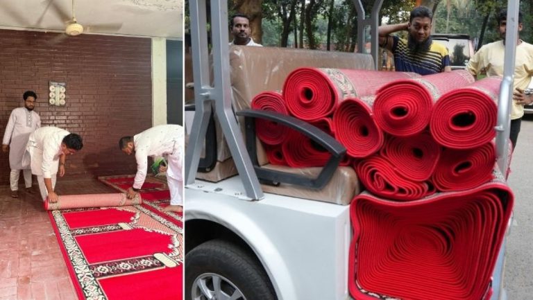 ঢাকা বিশ্ববিদ্যালয়ে কমনরুম, মসজিদ ও লাইব্রেরিতে কার্পেট দিল ডাকসু