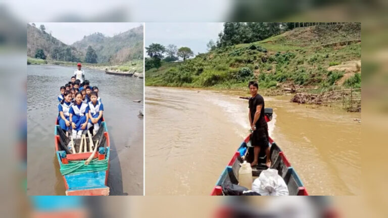 সহকর্মীদের বেতন জোগাতে নৌকার মাঝি প্রধান শিক্ষক